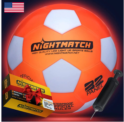 Light Up Soccer Ball (LB03-USA)  BallPump, Batteries Spare Battery's Tool Manual