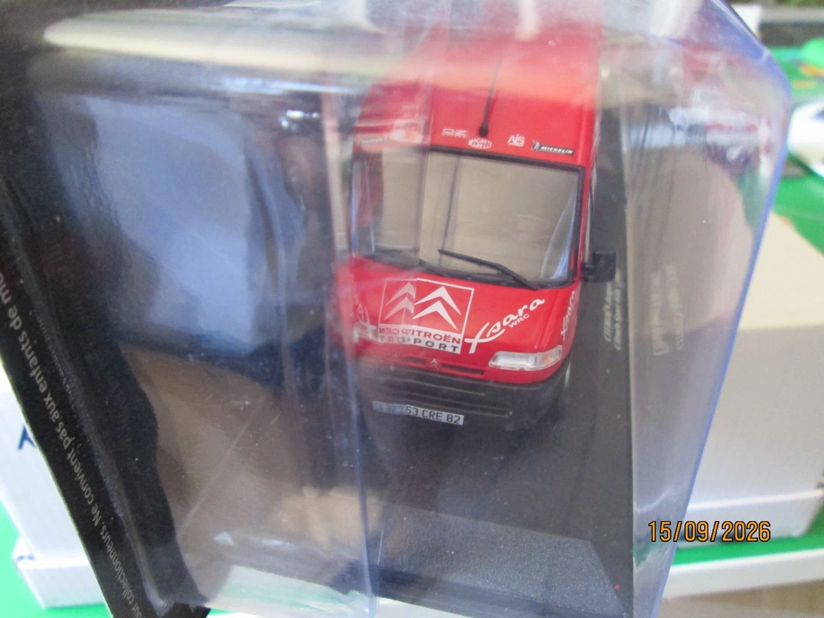 CITROEN JUMPER 2.8 HDI .CITROEN SPORT WRC 2001 + SA REMORQUE .1/43 HACHETTE