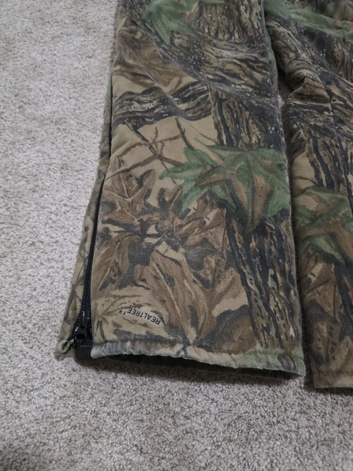 Vintage Walls Blizzard Pruf Insulated Bib Overalls Men L Reg 38-40 Real Tree USA - Image 2 of 4