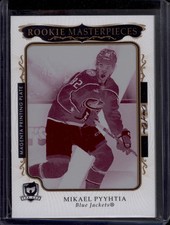 2023-24 The Cup Mikael Pyyhtia Rookie Masterpieces 1/1 Printing Plate RC