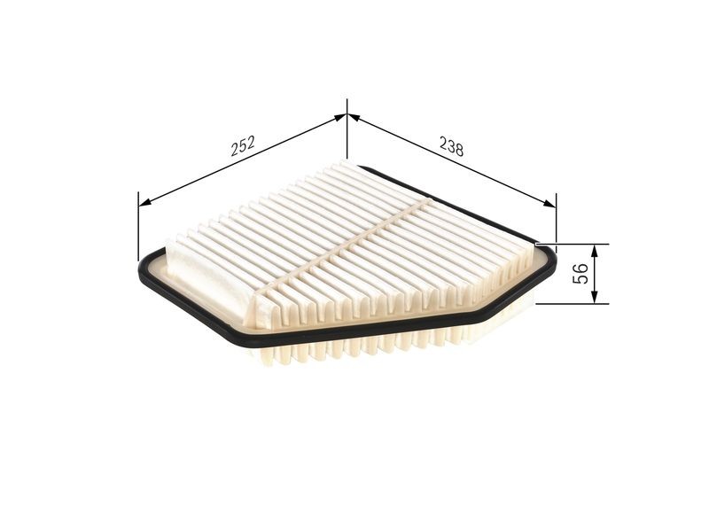 Air Filter F026400188 Bosch 1780131120 17801AD010 A132E6324S S0188 Quality New - Image 16