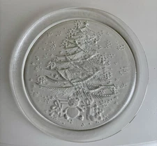Duralex Christmas Tree Platter 13 inch holiday platter, France