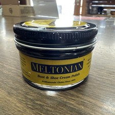 Y Meltonian Shoe Boot Cream Polish 50ml Black Leather Shine Nourishing Care