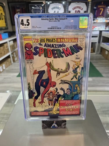 Amazing Spider-Man Annual #1  CGC 4.5  1st Appearance Sinister Six  1964