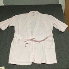 VTG AMANDA STEWART INTIMATES WOMEN  S SHORT PINK ROBE FROM SEARS AND ROEBUCK LG