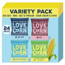 Variety Pack Sea Salt BBQ Salt & Vinegar Sour Cream & Chive (24 x 20g) High