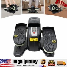 Under Desk Elliptical Machine Electric Seated Leg Foot Pedal Exerciser w/ Remote