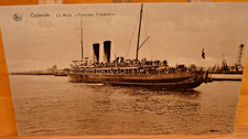 CPA Ostende (Belgique) la Malle Princesse Elisabeth  Guerre 1914-1918 WWI