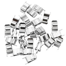 Brass Plated Tin Fuse Holder Clip - 30PCS for 6x30 mm Glass Ceramic Tube Quick F