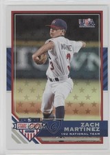 2017 USA Baseball Stars & Stripes Longevity Platinum 9/10 Zach Martinez #61 0f8