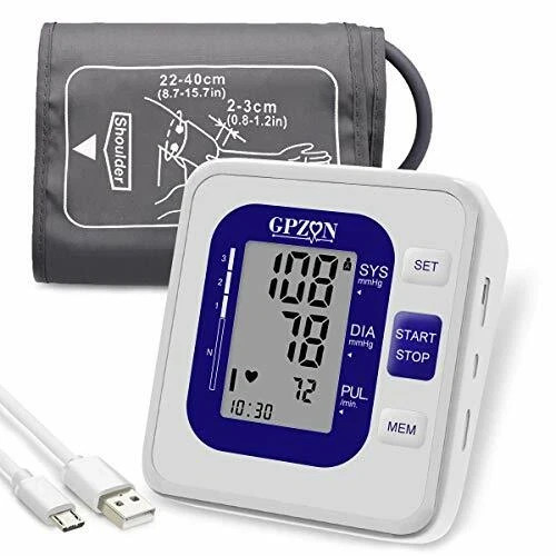 Blood Pressure Monitor - Upper Arm, Accurate Digital BP Monitor with Large Cuff