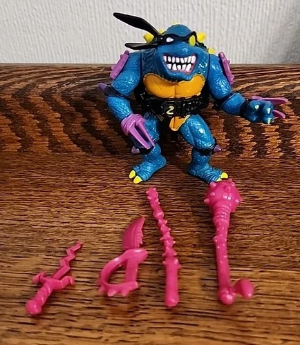 1990 TMNT Slash Action Figure Vintage - Complete