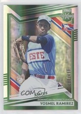 2022 Panini Elite Extra Edition Status Green 280/499 Yosmel Ramirez #182 sc8