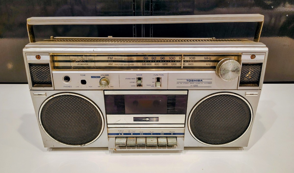 Vintage Toshiba RT 120 Boombox | eBay