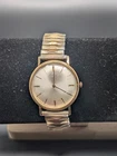 Vintage Timex Wafer Thin 60-70s Hand Wind Gold Tone Not Ticking