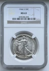 1944-S Walking Liberty Half Dollar - NGC MS63