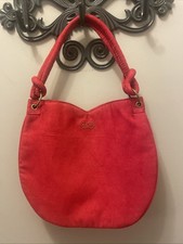 Vintage Escada Red Sweetheart Handbag Double ...