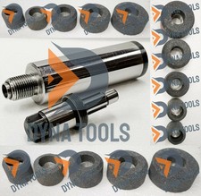 15x SIOUX VENTILSITZ SCHLEIFSTEINE, 11/16" HALTER + ANTRIEBSKLEMME Präzise...