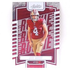 2023 Panini Absolute Football Jake Moody San Francisco 49ers RC Rookie Card #188