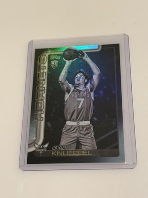 2025-26 Topps Kon Knueppel BLACKOUT SSP Target Exclusive RC Hornets Short Print