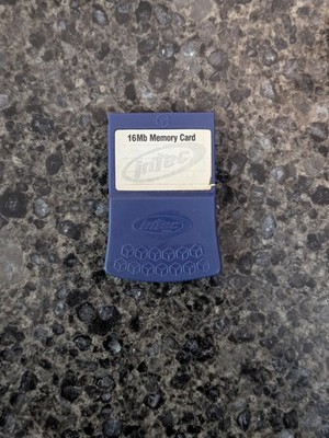 Nintendo GameCube DOL-001   16 Mb Intec Memory Card   Tested Working