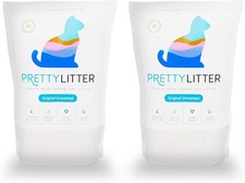 PrettyLitter Health Monitoring Cat Litter   Silica Gel, 6 lbs, Non Clumping