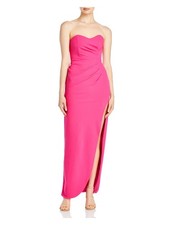 NOOKIE Womens Pink Sleeveless Sweetheart Neckline Maxi Party Sheath Dress L