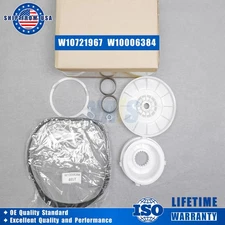 Washer Pulley Clutch Kit W10006384 Washer Drive Belt Fits Whirlpool W10721967