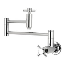 Kingston Brass KS810.DX Concord 3.8 GPM Wall Mounted Double - Chrome