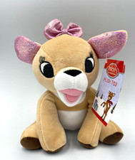 Rudolph The Red-Nosed Reindeer CLARICE Plush Toy Sitting 7 Inch NWT