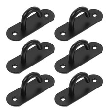 6 Pcs Battle Ropes for Home Gym Resistance Band Anchors Wall Mount