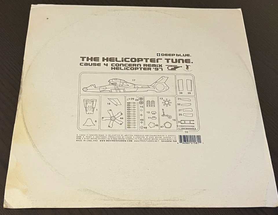 Deep Blue - The Helicopter Tune Cause 4 Concern Remix / Helicopter '97 12" Vinyl - Image 2 of 4