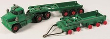 MATCHBOX K16 DODGE FRUEHAUF TRACTOR TIPPER TRUCK & TRAILER KING SIZE AZV