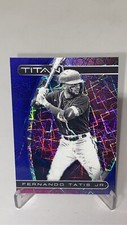 2021 Panini Chronicles Titan Blue Velocity Prizm Fernando Tatis Jr. #12