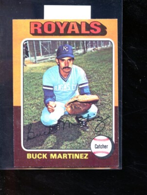 1975 TOPPS MINI #314 BUCK MARTINEZ ROYALS NRMINT E024331
