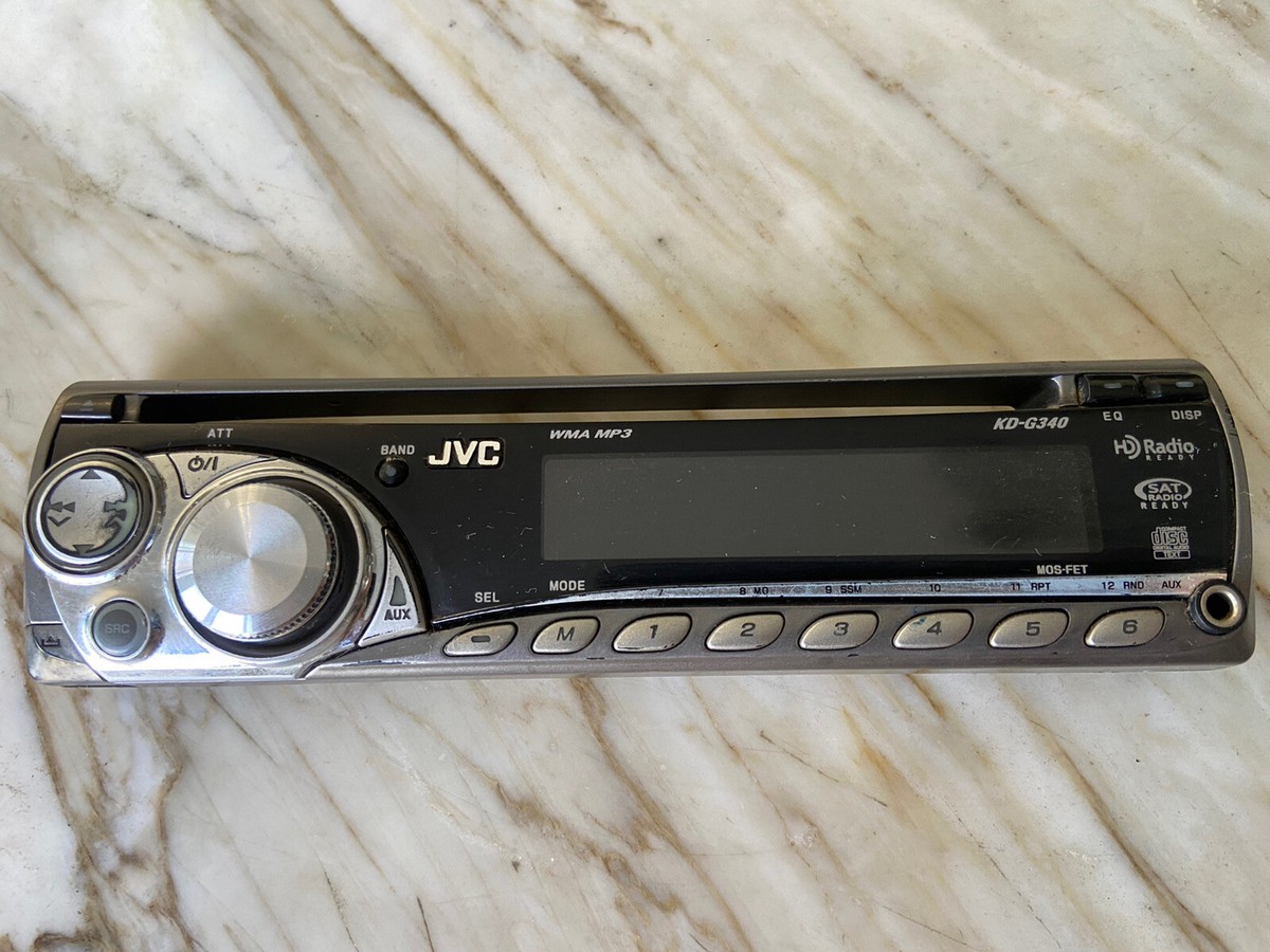 JVC KD-G340 CAR STEREO FACEPLATE ONLY ONLY JVC KD-G340 FACEPLATE