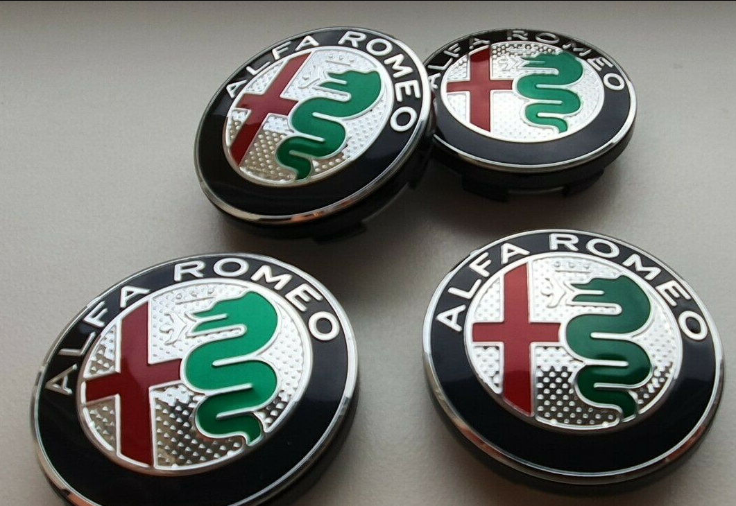 NEW 4pcs 56MM Car Styling Wheel Rim Center Dust-Proof Hub Cap Alfa Romeo 156 147