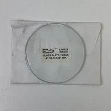 Flat Glass Lapping Plate Sharpening System Flat Float Plate 4" DIA X 0.125"THK