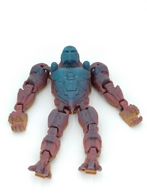 OPTIMUS PRIMAL Figure Articulated Flexi Metallic Rainbow 6'' 3D Printed Figure