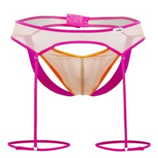 Underwear: CandyMan 99687 Garter Jock Two Piece Set