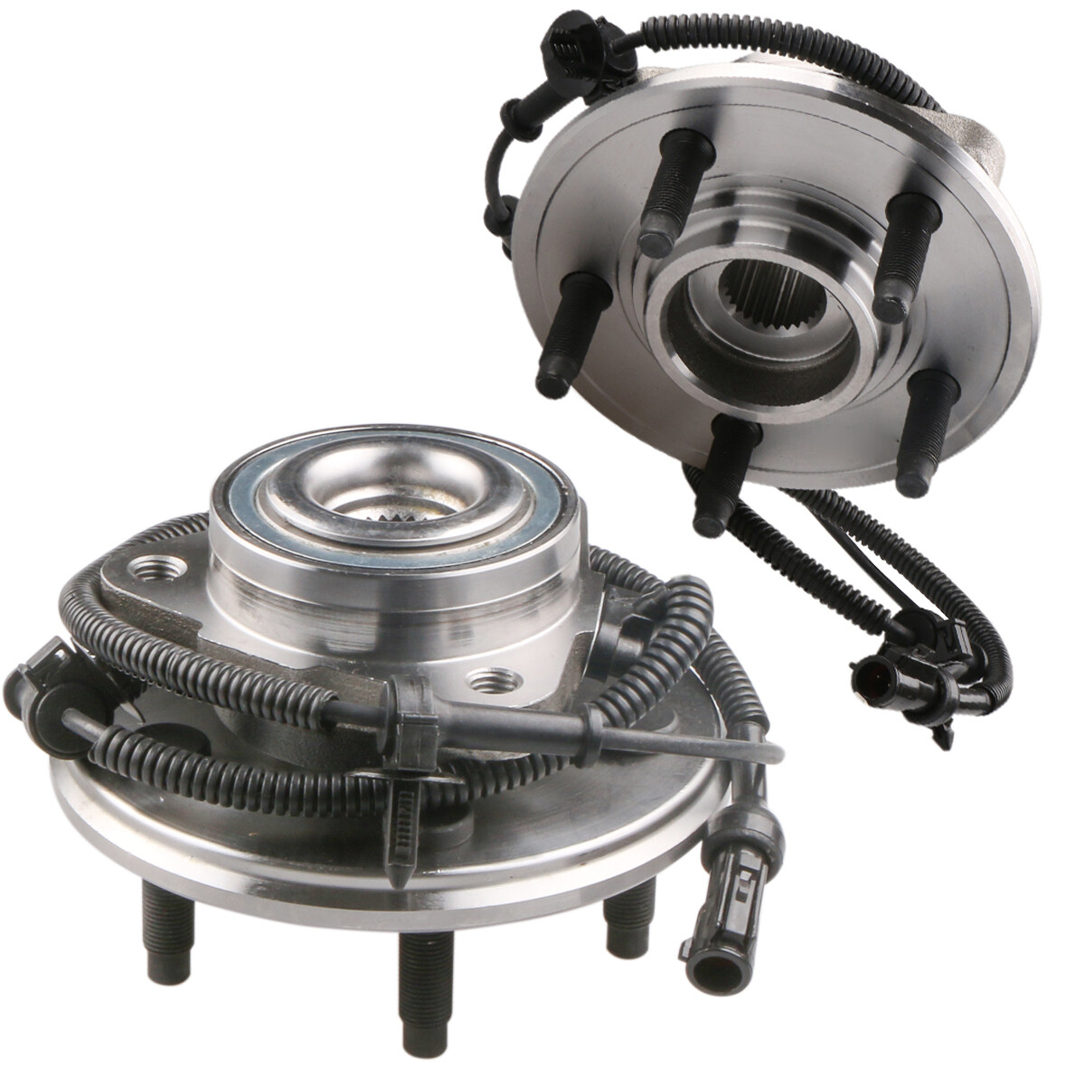Set Of 2 Front Wheel Hub Bearing & ABS Assemblies For Ford Explorer - Part #515050 & Others