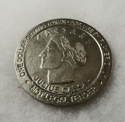 1.00 Casino Slot Token - Atlantic City NJ - Caesar's