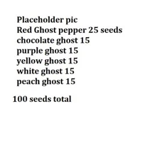 Super Hot Pepper Seeds Rare variety list Carolina Reaper Ghost Trinidad Chili