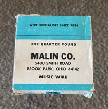 Malin Co. 1 Quarter Pound Malin No. 4 dia. 013 Music Wire