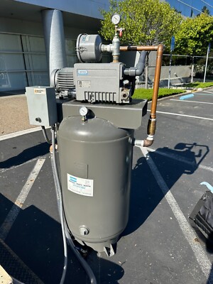 1.5hp Busch 20 cfm/15 TORR Vacuum Pump - 80 Gal. Tank - Carson City,NV