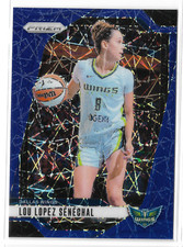 2024 Panini Prizm WNBA Blue Velocity #121 Lou Lopez Senechal Dallas Wings UConn