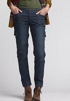 Jeans Cargojeans Damen Von Eddie Bauer - Denim Gr. 2 Us Neu