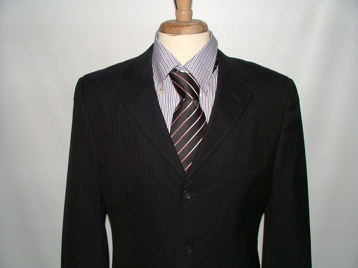 MENS ERMENEGILDO ZEGNA SUIT SIZE 40 R 34 X 27 100% WOOL