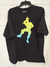 Fortnite Battle Royale Video Game Victory Dance T-shirt Men's 2XL Black