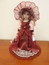 Bambole Decorative in porcellana dipinte a mano Vintage cod 03